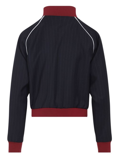 Blouson with zip in pinstripe MIU MIU | ML1324174XF0008